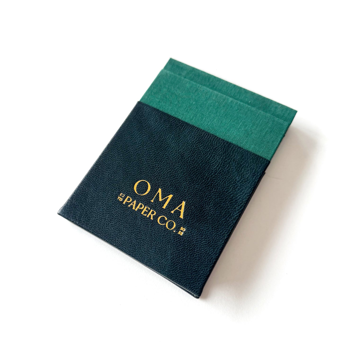 Handmade Leather Notebook No. 22T | 9 x 12,5 cm