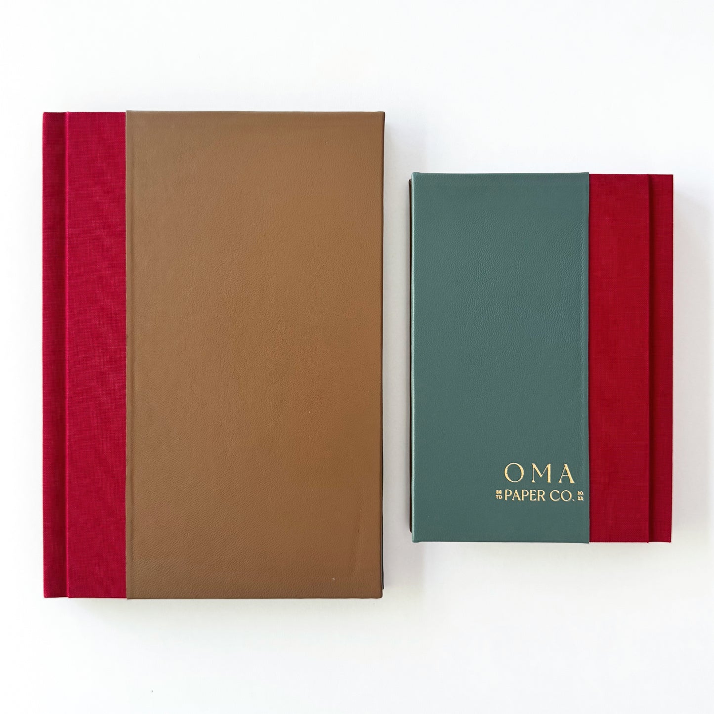 Handmade Leather Notebook TRIO 26 | 16,5 x 24 cm