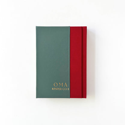 Handmade Leather Notebook TRIO 26 | 12,5 x 18 cm