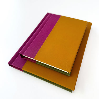 Handmade Leather Notebook TRIO 28 | 12,5 x 18 cm