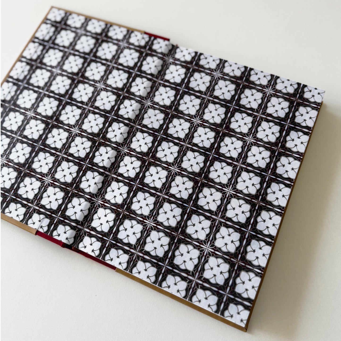 Handmade Leather Notebook ORNAMENTA 30 | 16,5 x 24 cm