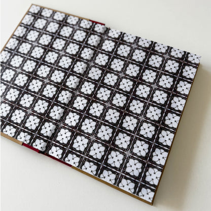 Handmade Leather Notebook ORNAMENTA 30 | 16,5 x 24 cm