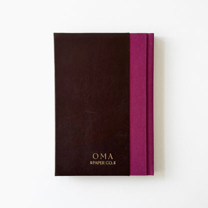 Handmade Leather Notebook ORNAMENTA 32 | 16,5 x 24 cm