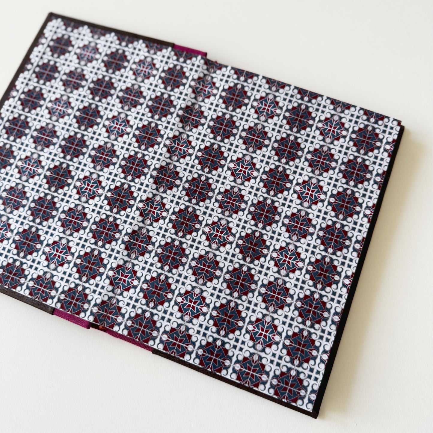 Handmade Leather Notebook ORNAMENTA 32 | 16,5 x 24 cm