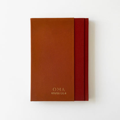 Handmade Leather Notebook ORNAMENTA 33 | 16,5 x 24 cm