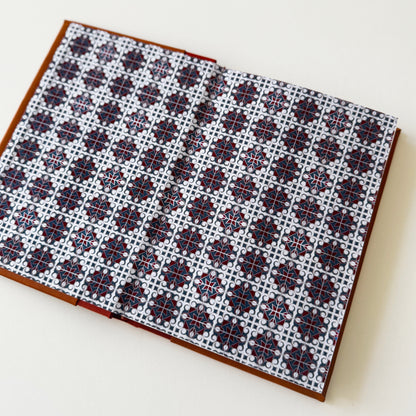 Handmade Leather Notebook ORNAMENTA 33 | 16,5 x 24 cm