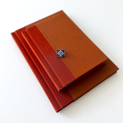 Handmade Leather Notebook ORNAMENTA 33 | 16,5 x 24 cm