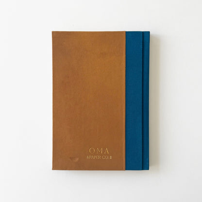 Handmade Leather Notebook ORNAMENTA 34 | 16,5 x 24 cm