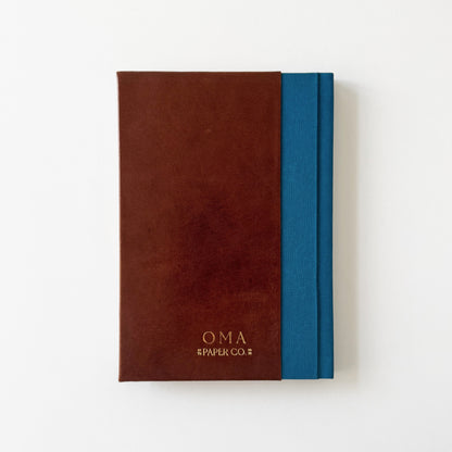 Handmade Leather Notebook ORNAMENTA 36 | 16,5 x 24 cm