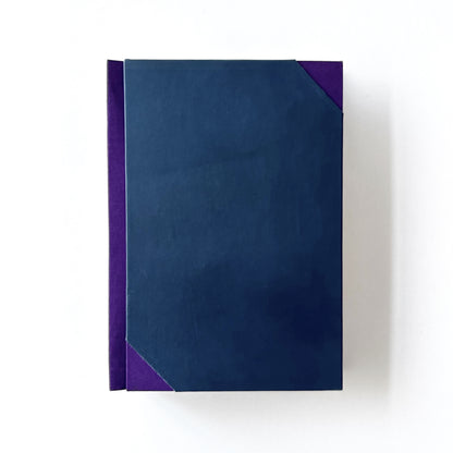 Handmade Leather Photo Album BLUEBERRY| 18 x 25 cm