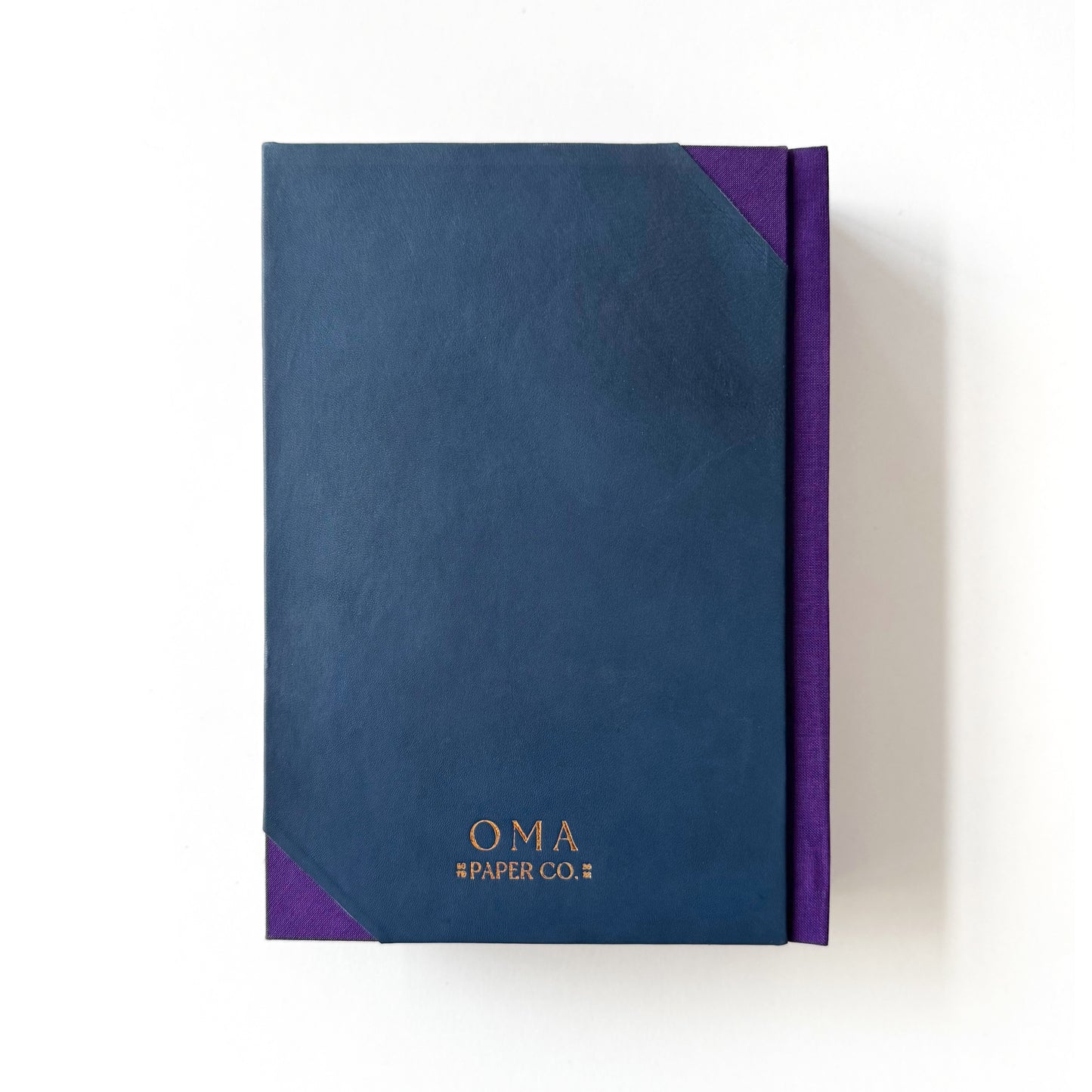 Handmade Leather Photo Album BLUEBERRY| 18 x 25 cm