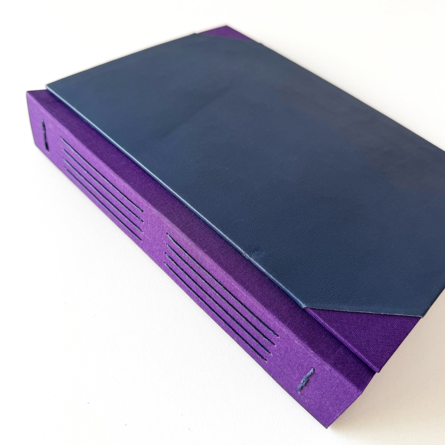 Handmade Leather Photo Album BLUEBERRY| 18 x 25 cm