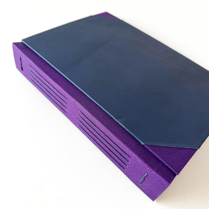 Handmade Leather Photo Album BLUEBERRY| 18 x 25 cm