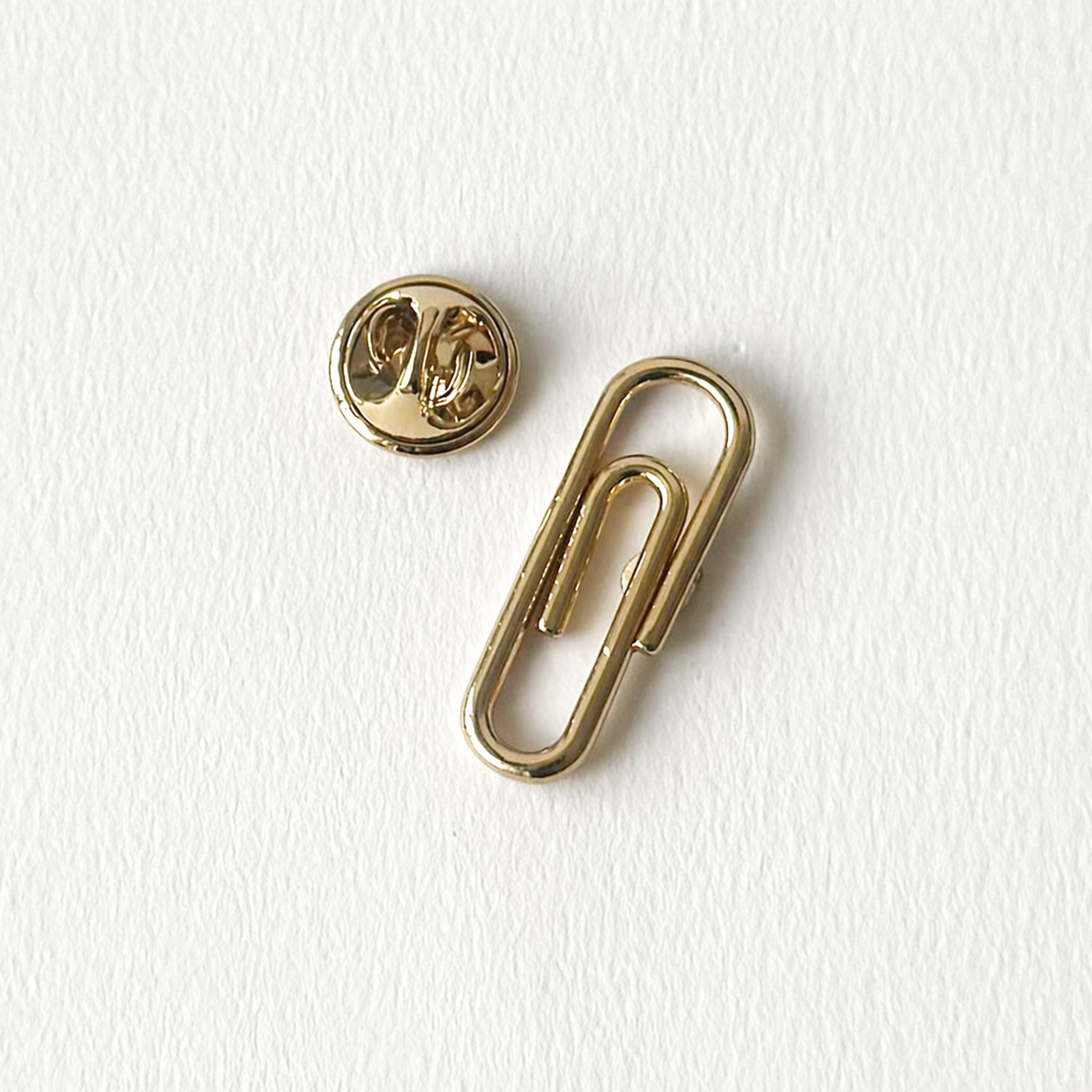 Paperclip Pin | Gold