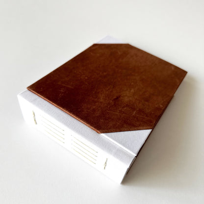 Handmade Leather Photo Album COCONUT | 18 x 13 cm