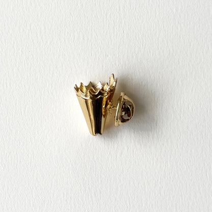 Pencil Shavings Pin | Gold