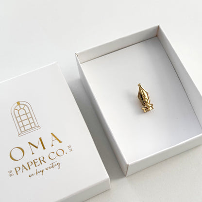 Nib Pin No. 1 | Gold