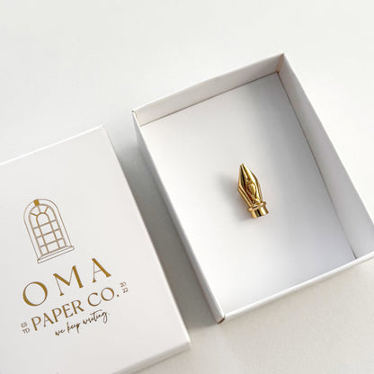 Nib Pin No. 2 | Gold