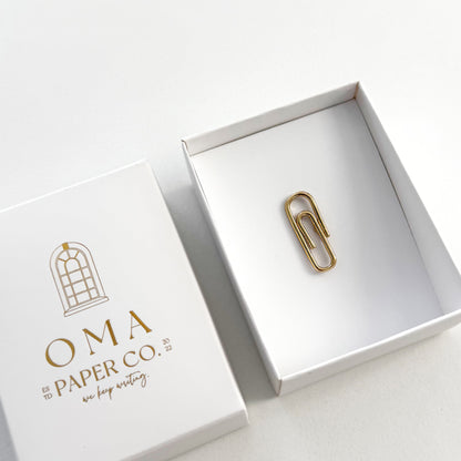 Paperclip Pin | Gold