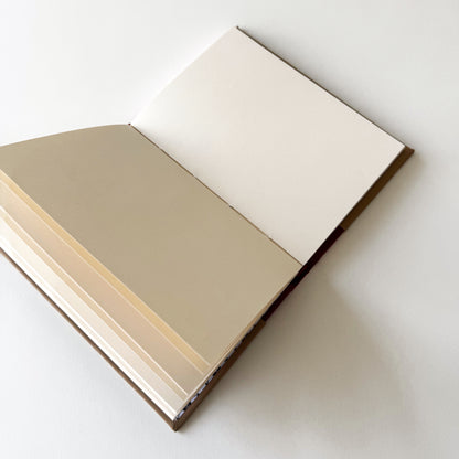 Handmade Leather Notebook ORNAMENTA 30 | 12,5 x 18 cm