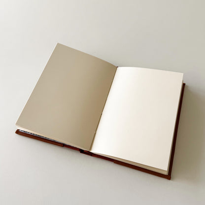 Handmade Leather Notebook ORNAMENTA 33 | 12,5 x 18 cm