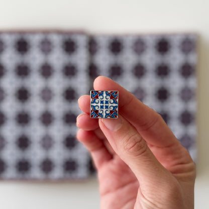 Handmade Leather Notebook ORNAMENTA 33 | 12,5 x 18 cm