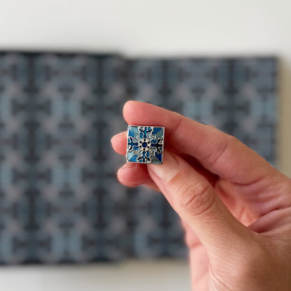 Handmade Leather Notebook ORNAMENTA 35 | 12,5 x 18 cm