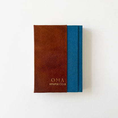 Handmade Leather Notebook ORNAMENTA 36 | 12,5 x 18 cm