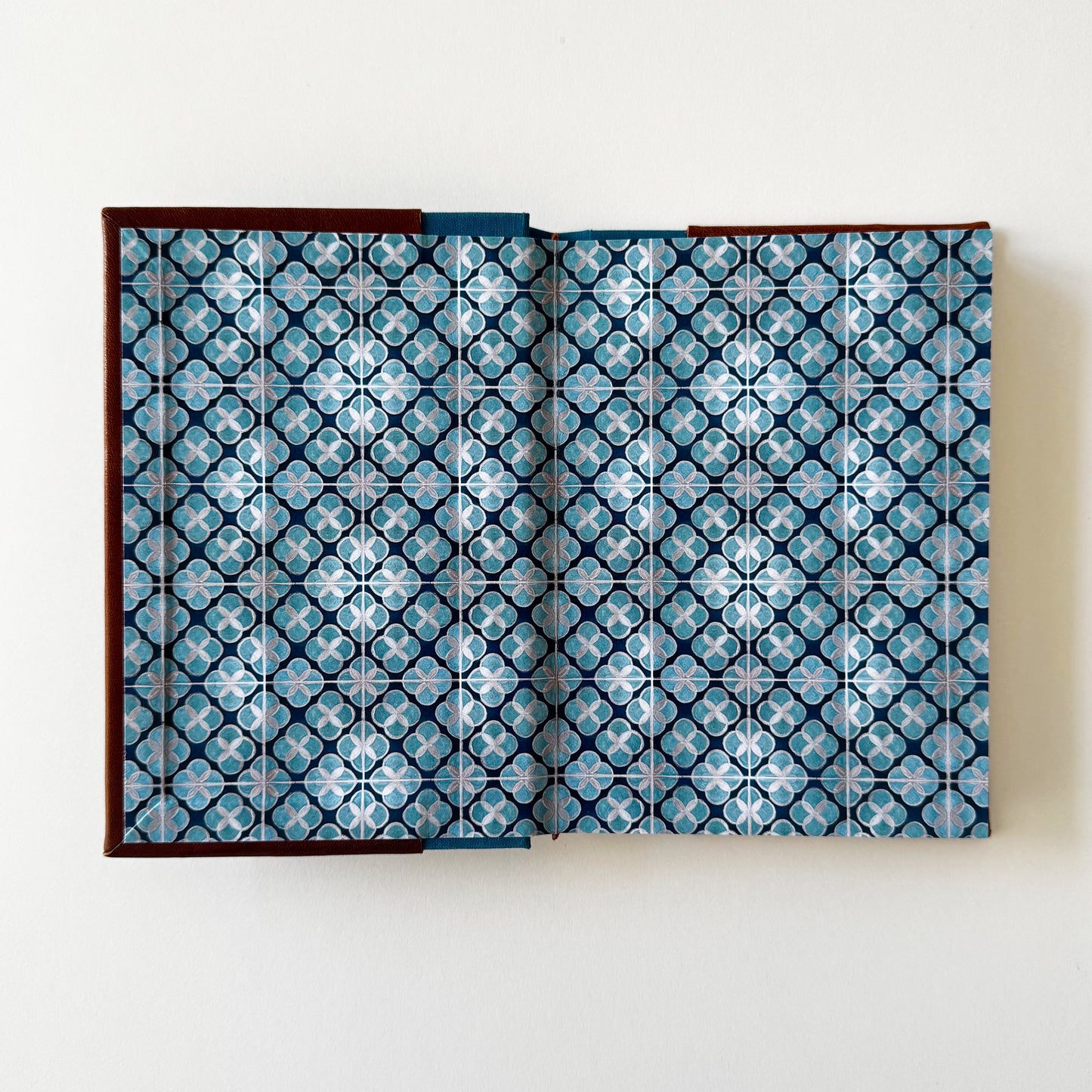 Handmade Leather Notebook ORNAMENTA 36 | 12,5 x 18 cm