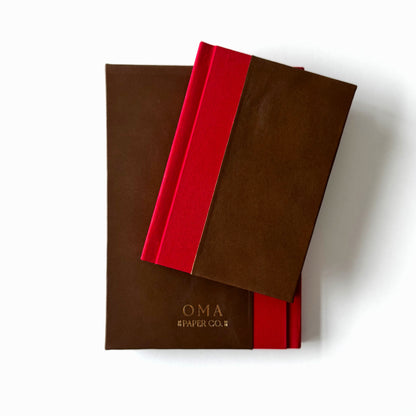 Handmade Leather Notebook No. 40 | 16,5 x 24 cm