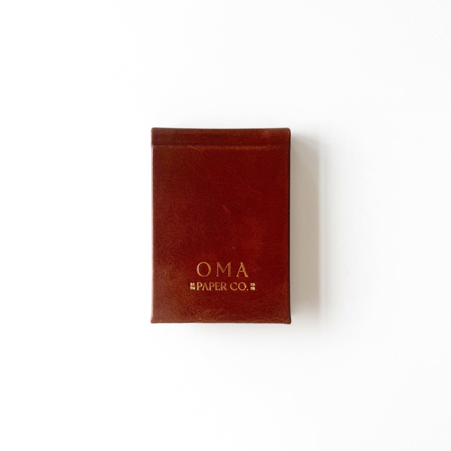 Handmade Leather Notebook No. 24T | 9 x 12,5 cm