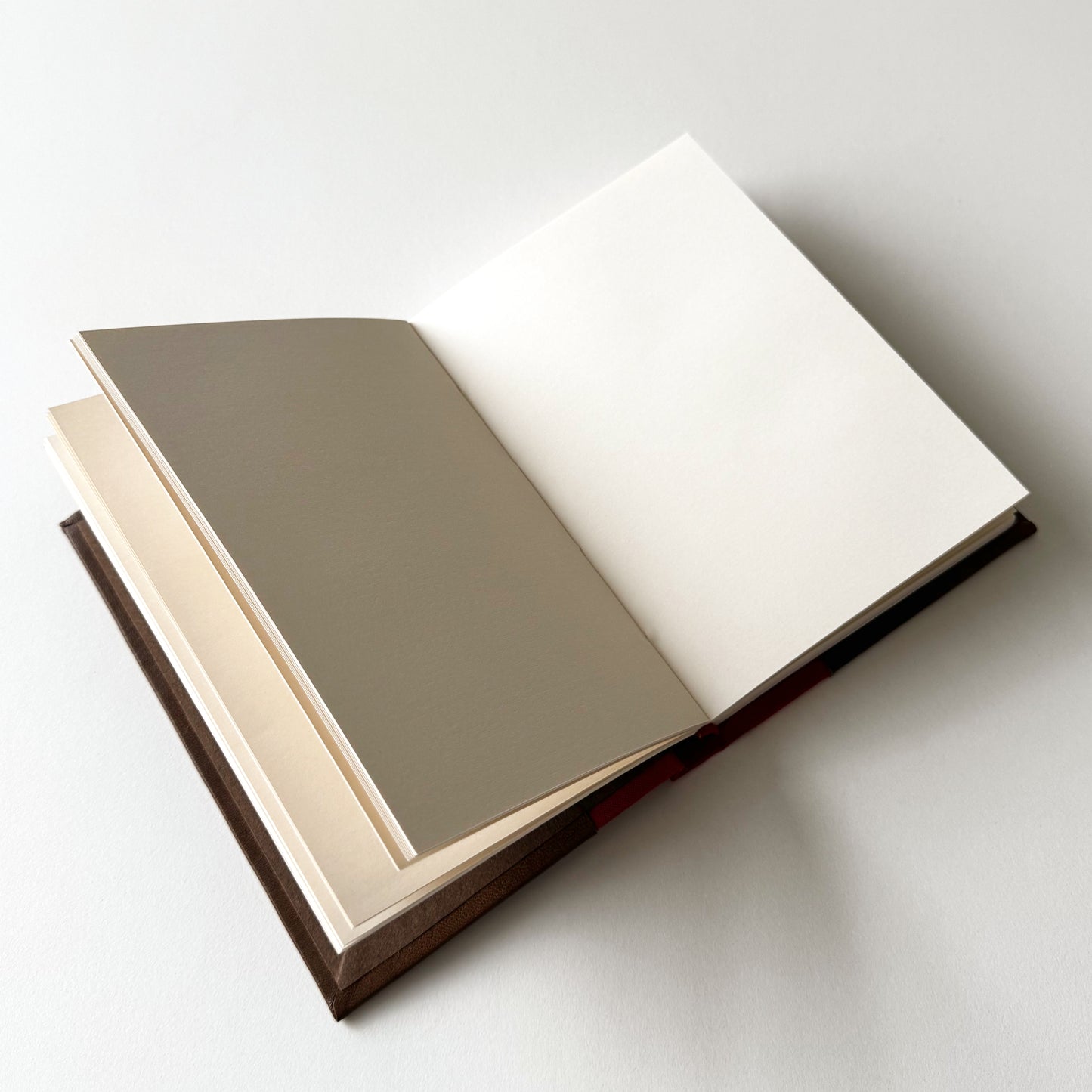 Handmade Leather Notebook No. 40 | 12,5 x 18 cm