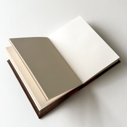 Handmade Leather Notebook No. 40 | 12,5 x 18 cm