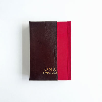 Handmade Leather Notebook No. 10 | 12,5 x 18 cm