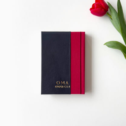 Handmade Leather Notebook LOVE 18 | 12,5 x 18 cm
