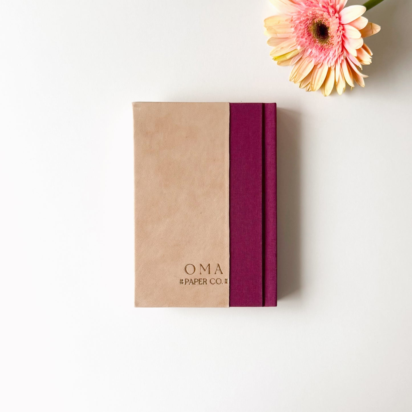 Handmade Leather Notebook LOVE 19 | 12,5 x 18 cm