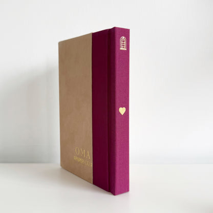 Handmade Leather Notebook LOVE 19 | 12,5 x 18 cm