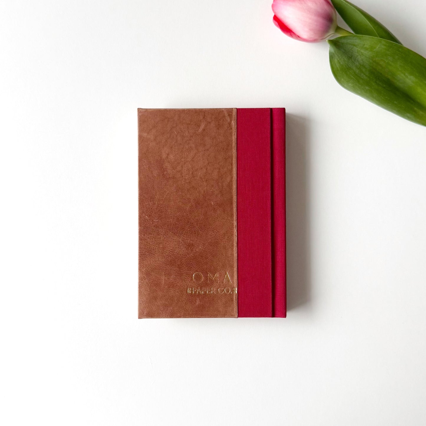 Handmade Leather Notebook LOVE 20 | 12,5 x 18 cm