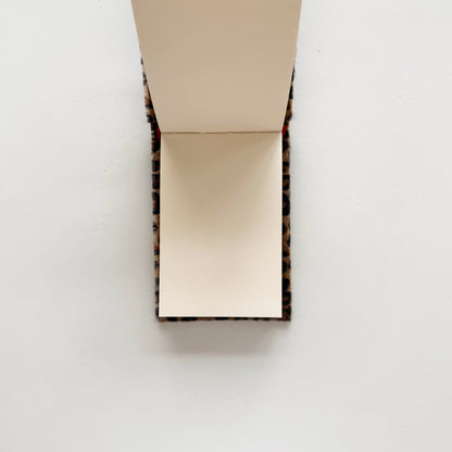 Handmade Leather Notebook No. 25T | 9 x 12,5 cm