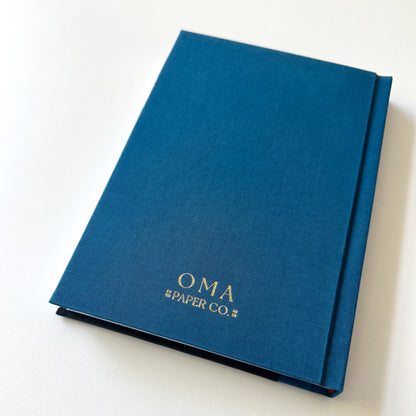 Handmade Sketchbook MARINE | 16,5 x 24 cm