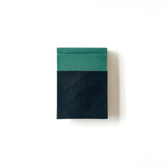 Handmade Leather Notebook No. 22T | 9 x 12,5 cm