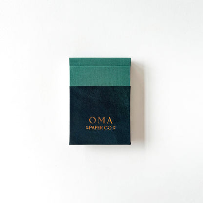 Handmade Leather Notebook No. 22T | 9 x 12,5 cm