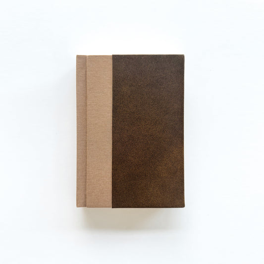 Handmade Leather Notebook No. 14 | 12,5 x 18 cm