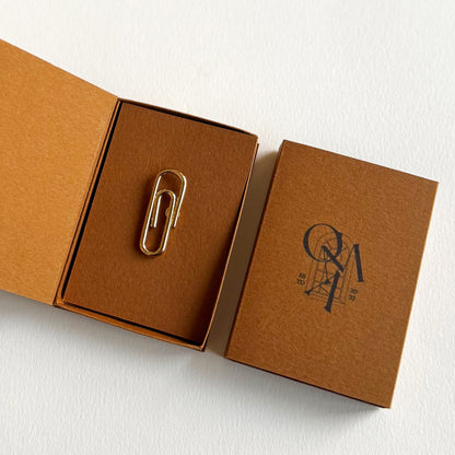 Paperclip Pin | Gold