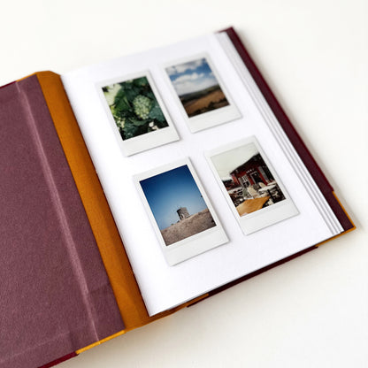 Handmade Leather Photo Album PEACH | 18 x 25 cm