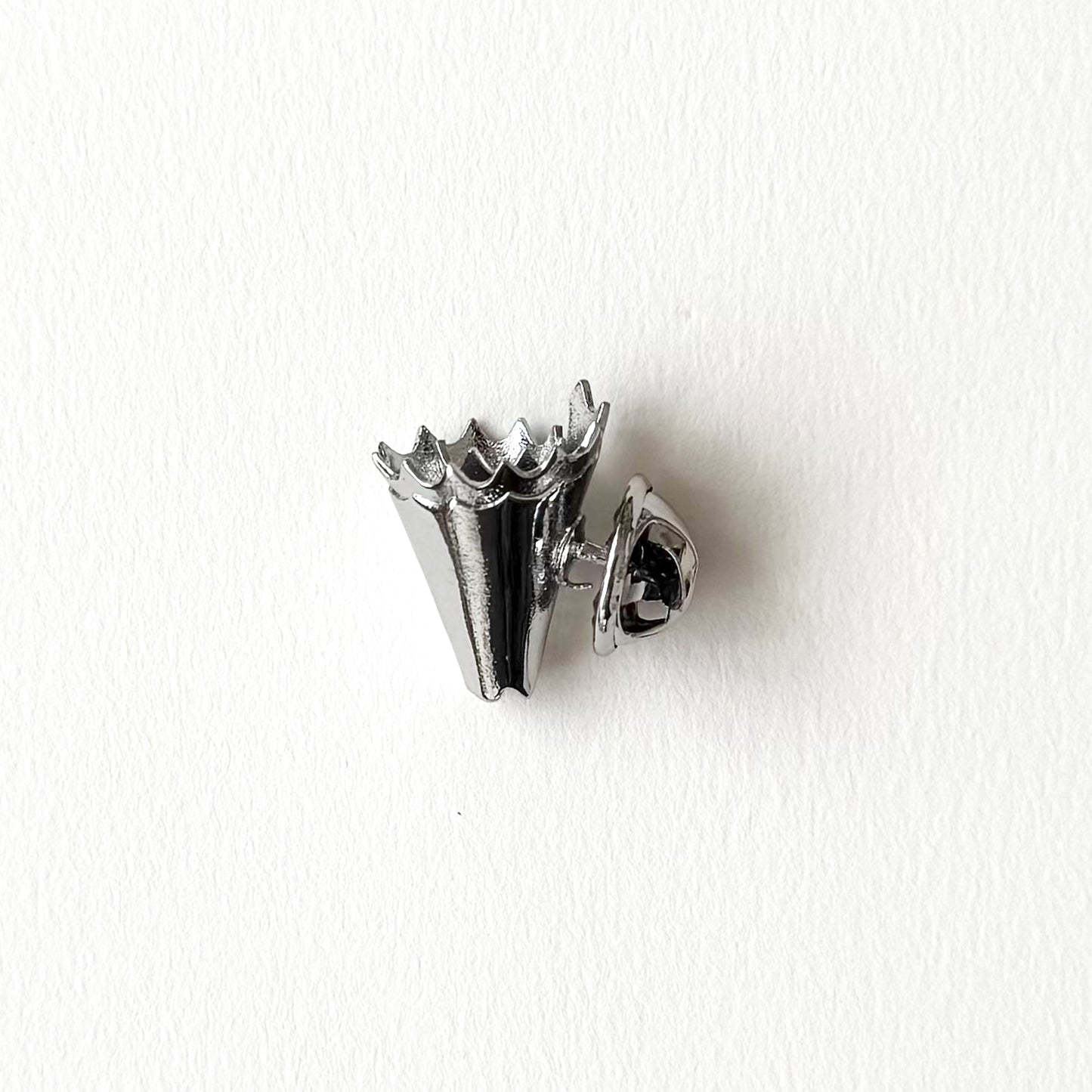 Pencil Shavings Pin | Silver