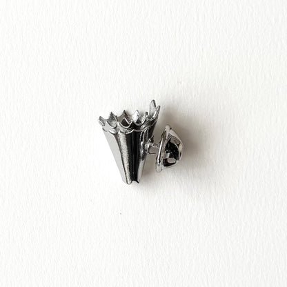 Pencil Shavings Pin | Silver