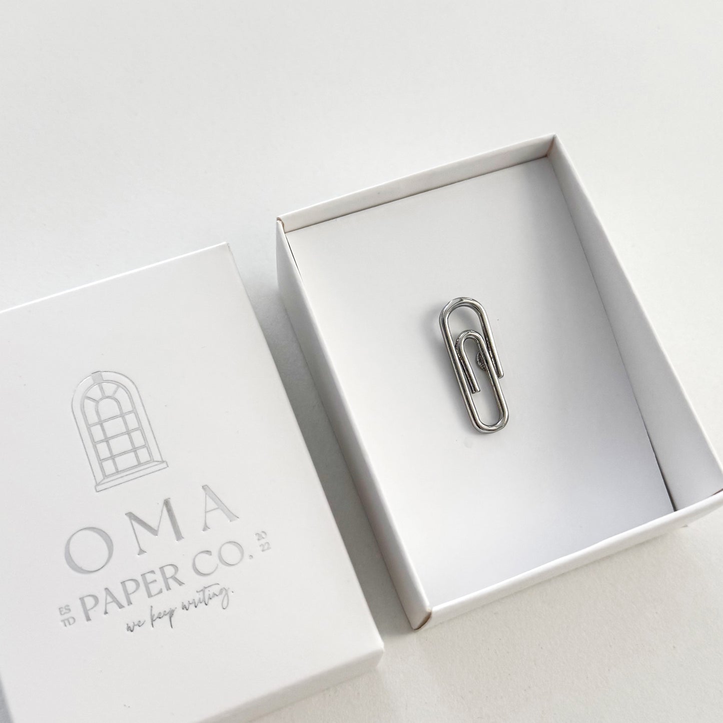 Paperclip Pin | Silver