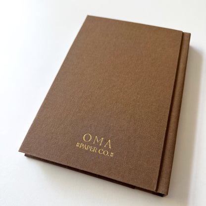 Handmade Sketchbook SANDY | 16,5 x 24 cm