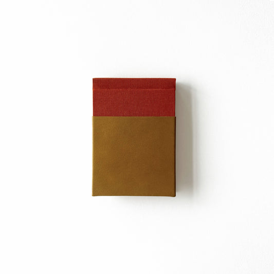 Handmade Leather Notebook No. 23T | 9 x 12,5 cm